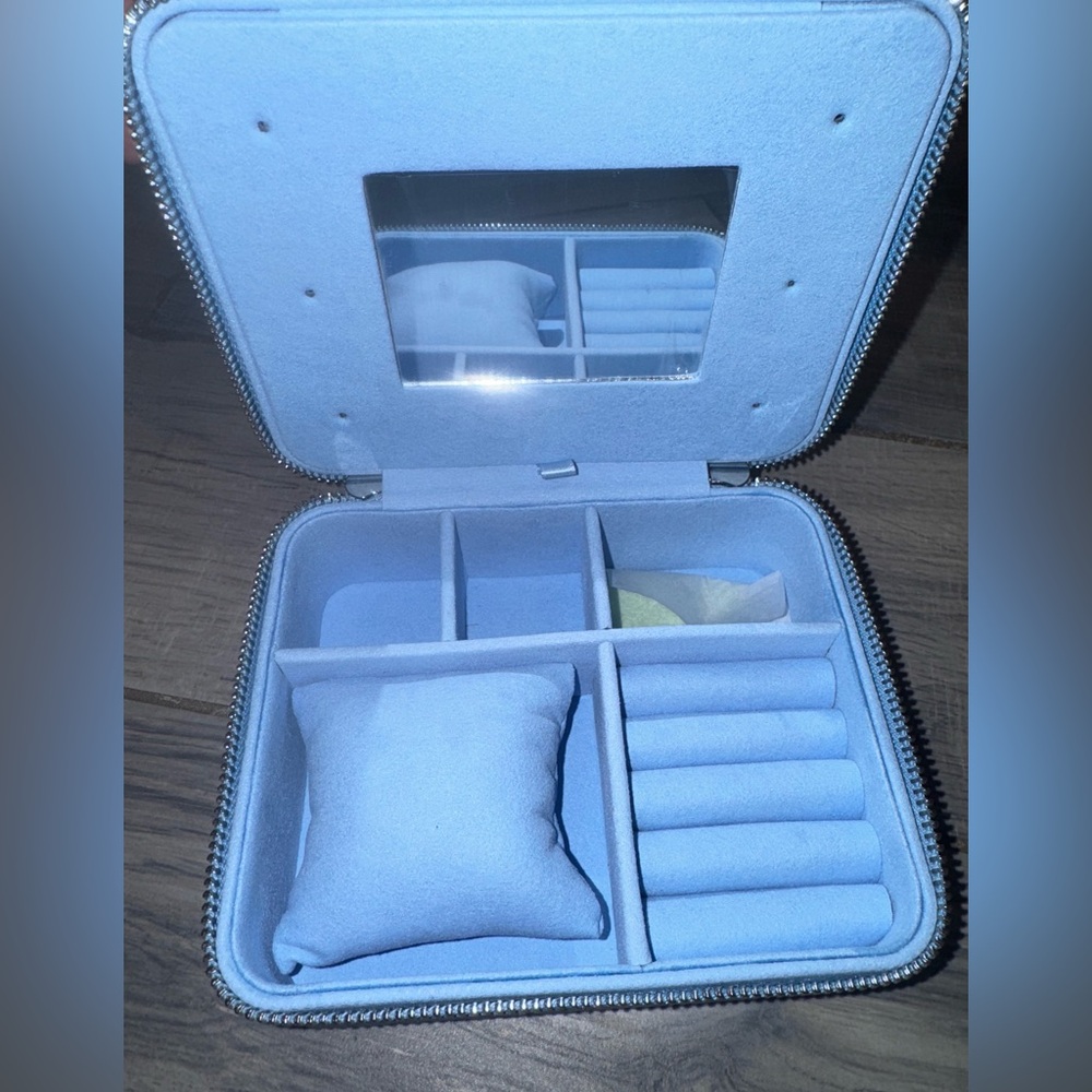 AUTHENTIC SWAROVSKI BRAND NEW Travel Jewelry Box Blue